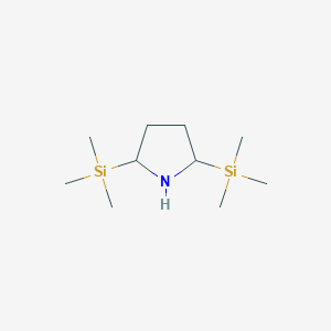 Pyrrolidine, 2,5-bis(trimethylsilyl)-