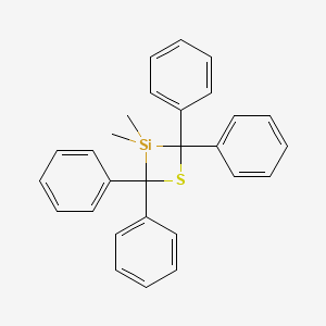 3,3-Dimethyl-2,2,4,4-tetraphenyl-1,3-thiasiletane