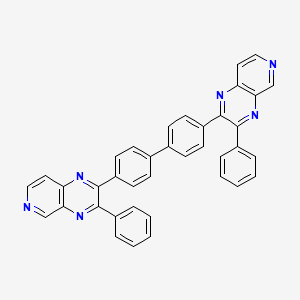 2,2'-([1,1'-Biphenyl]-4,4'-diyl)bis(3-phenylpyrido[3,4-b]pyrazine)