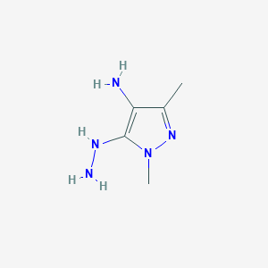 4-Amino-1,3-dimethyl-5-hydrazinopyrazole dihydrochloride