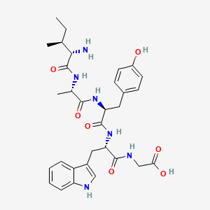 L-Isoleucyl-L-alanyl-L-tyrosyl-L-tryptophylglycine