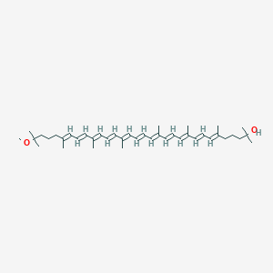 molecular formula C41H62O2 B1255291 3',4'-Dihydrorhodovibrin 