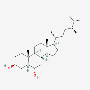 molecular formula C28H50O2 B1255292 6alpha-Hydroxycampestanol 