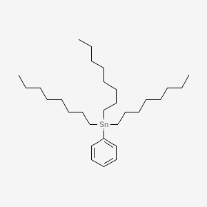 Trioctyl(phenyl)stannane