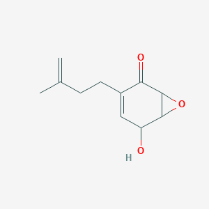 5-Hydroxy-3-(3-methylbut-3-en-1-yl)-7-oxabicyclo[4.1.0]hept-3-en-2-one