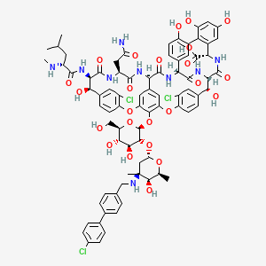 molecular formula C79H84Cl3N9O24 B1255296 Chlorobiphenyl-vancomycin 