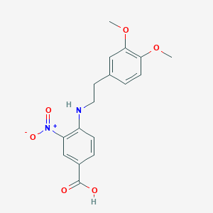 4-[2-(3,4-Dimethoxyphenyl)ethylamino]-3-nitrobenzoic acid