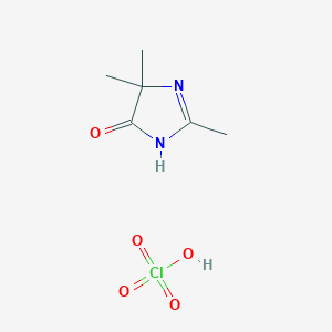 perchloric acid;2,4,4-trimethyl-1H-imidazol-5-one