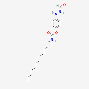 4-(2-Formylhydrazinyl)phenyl dodecylcarbamate