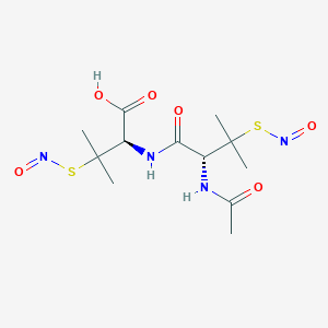 N-Acetyl-3-(nitrososulfanyl)-L-valyl-3-(nitrososulfanyl)-L-valine