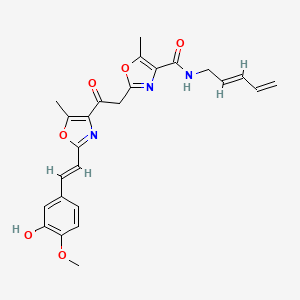 molecular formula C25H25N3O6 B1255307 Siphonazole 