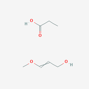 3-Methoxyprop-2-en-1-ol;propanoic acid