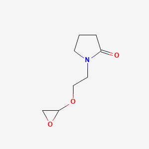 1-{2-[(Oxiran-2-yl)oxy]ethyl}pyrrolidin-2-one