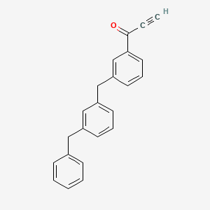 1-{3-[(3-Benzylphenyl)methyl]phenyl}prop-2-yn-1-one