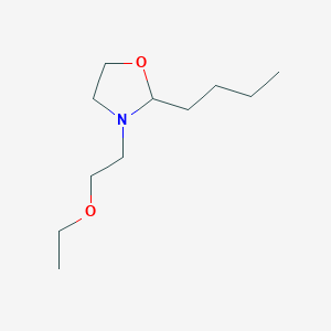 2-Butyl-3-(2-ethoxyethyl)-1,3-oxazolidine