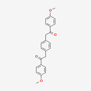 2,2'-(1,4-Phenylene)bis[1-(4-methoxyphenyl)ethan-1-one]