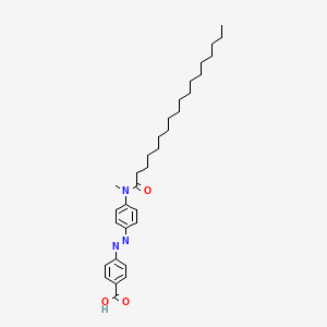 4-[(E)-{4-[Methyl(octadecanoyl)amino]phenyl}diazenyl]benzoic acid