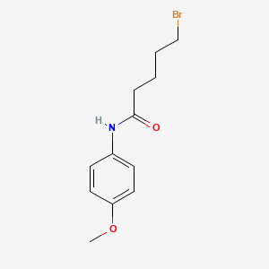 Pentanamide, 5-bromo-N-(4-methoxyphenyl)-