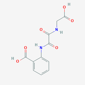 2-{2-[(Carboxymethyl)amino](oxo)acetamido}benzoic acid