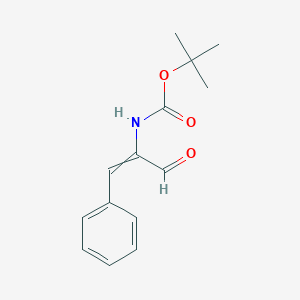 tert-Butyl (3-oxo-1-phenylprop-1-en-2-yl)carbamate