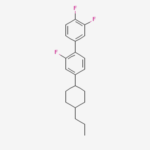 1,2-Difluoro-4-[2-fluoro-4-(4-propylcyclohexyl)phenyl]benzene