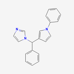 1H-Imidazole, 1-[phenyl(1-phenyl-1H-pyrrol-3-yl)methyl]-