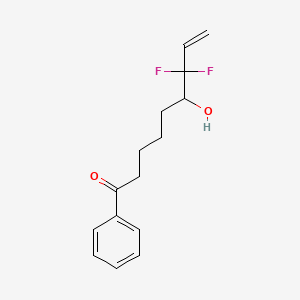 8-Nonen-1-one, 7,7-difluoro-6-hydroxy-1-phenyl-