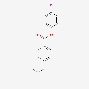 4-Fluorophenyl 4-(2-methylpropyl)benzoate