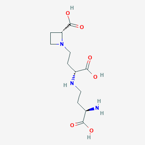 molecular formula C12H21N3O6 B1255325 (R,R,R)-烟草胺 