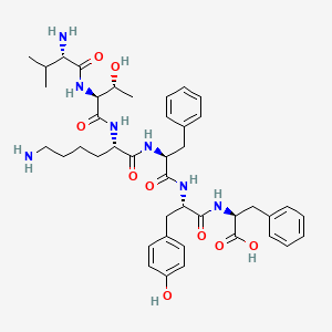 L-Phenylalanine, L-valyl-L-threonyl-L-lysyl-L-phenylalanyl-L-tyrosyl-