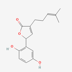 molecular formula C16H18O4 B1255326 Fornicin A 