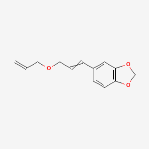 5-{3-[(Prop-2-en-1-yl)oxy]prop-1-en-1-yl}-2H-1,3-benzodioxole