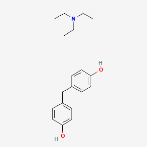 N,N-diethylethanamine;4-[(4-hydroxyphenyl)methyl]phenol