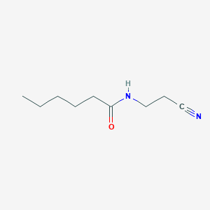 N-(2-Cyanoethyl)hexanamide