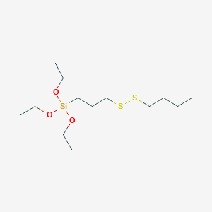 [3-(Butyldisulfanyl)propyl](triethoxy)silane