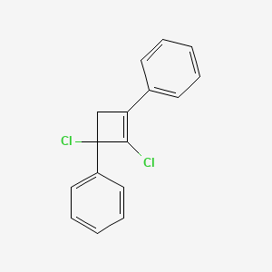 Benzene, 1,1'-(2,3-dichloro-1-cyclobutene-1,3-diyl)bis-