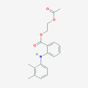 Benzoic acid, 2-[(2,3-dimethylphenyl)amino]-, 2-(acetyloxy)ethyl ester