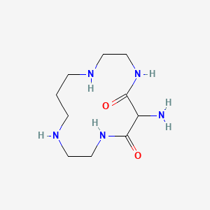 1,4,8,11-Tetraazacyclotetradecane-5,7-dione, 6-amino-