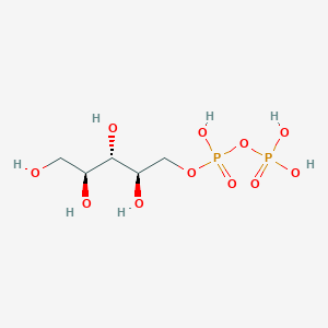 molecular formula C5H14O11P2 B1255342 D-核糖-5-二磷酸 