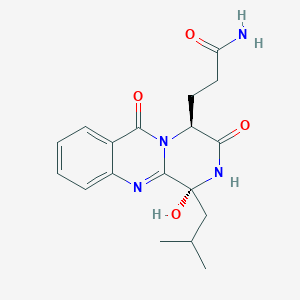molecular formula C18H22N4O4 B1255346 橙霉素B 