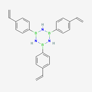 molecular formula C24H24B3N3 B12553506 2,4,6-Tris(4-ethenylphenyl)-1,3,5,2,4,6-triazatriborinane CAS No. 144865-27-0