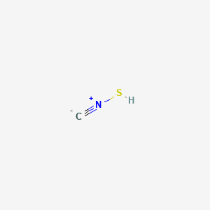 molecular formula CHNS B1255352 (Sulfanylnitrilio)methanide CAS No. 65195-59-7