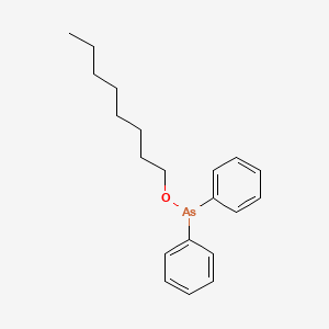 molecular formula C20H27AsO B12553524 Octyl diphenylarsinite CAS No. 194342-65-9