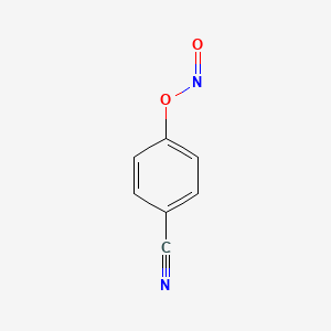 molecular formula C7H4N2O2 B12553564 4-Cyanophenyl nitrite CAS No. 147297-34-5