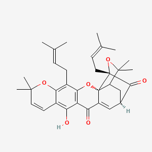 molecular formula C33H38O6 B1255357 Desoxymorellin 