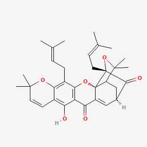 molecular formula C33H38O6 B1255357 去氧莫雷林 