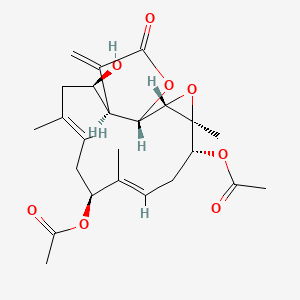 molecular formula C24H32O8 B1255365 Michaolide B 