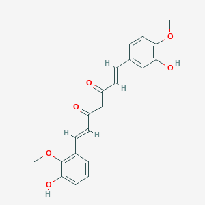 (1E,6E)-1-(3-hydroxy-2-methoxyphenyl)-7-(3-hydroxy-4-methoxyphenyl)hepta-1,6-diene-3,5-dione