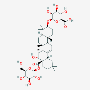 molecular formula C42H66O15 B1255370 Acanthopanaxoside E 