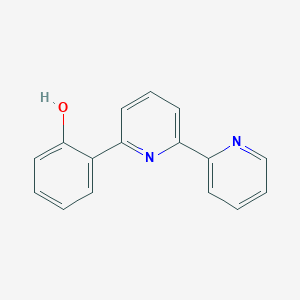 molecular formula C16H12N2O B12553711 6-([2,2'-Bipyridin]-6(1H)-ylidene)cyclohexa-2,4-dien-1-one CAS No. 142877-62-1